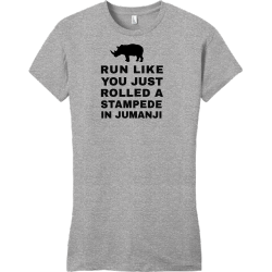 Run Like You Just Rolled A Stampede In Jumanji - Fitness T-shirt Design T-Shirt Design - 1497