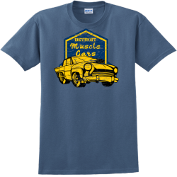 Detroit Muscle Cars - Mechanic T-shirt Design T-Shirt Design - 1004