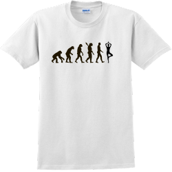 EVOLUTION OF YOGA - Yoga T-shirts Design T-Shirt Design - 2119