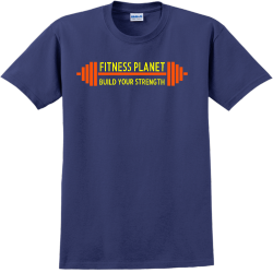 Fitness Planet Build Your Strength - Fitness T-shirt Design T-Shirt Design - 1631