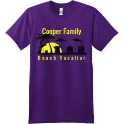 Family Beach Vacation T-Shirt Design - 80