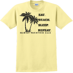 Family Vacation T-Shirt Design - 2263