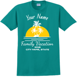 Family Vacation T-Shirt Design - 2267