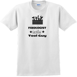 Fixologist Certified Tool Guy - Construction T-shirt Design T-Shirt Design - 212