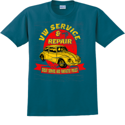 Great Service And Fantastic Prices Vw Service & Repair - Mechanic T-shirt Design T-Shirt Design 