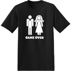 Game Over - Wedding T-shirt Design T-Shirt Design - 476