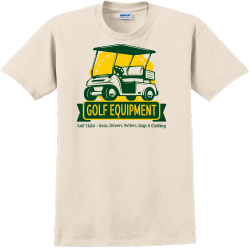 Golf Equipment Golf Clubs - Golf T-shirt Design T-Shirt Design - 1777