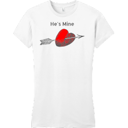 He's Mine - Anniversary T-shirt Design T-Shirt Design - 2203