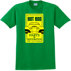 Hot Rod Parts & Restoration - Mechanic T-shirt Design T-Shirt Design - 1006