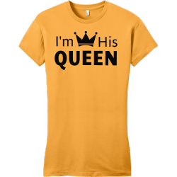 I'm His Queen - Anniversary T-shirt Design T-Shirt Design - 2210