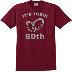 It's Their 50th - Anniversary T-shirt Design T-Shirt Design - 2229