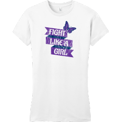 Fight Like A Girl - Cancer Awareness T-shirt Design T-Shirt Design - 1238