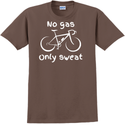 No Gas Only Sweat - Biking T-shirt Design T-Shirt Design - 2148
