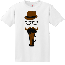 Oktoberfest Hat Glass Beer T-shirt T Shirts