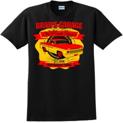 Old Truck Repair Brad's Garage Performance - Mechanic T-shirt Design T-Shirt Design - 988