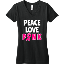 Peace Love Nk P - Cancer Awareness T-shirt Design T-Shirt Design - 1087