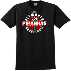 Piranhas Basketball T-Shirt Design - 753