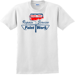 Repair Paint Work Service Since - Construction T-shirt Design T-Shirt Design - 2250