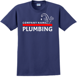 Plumbing Company - Construction T-shirt Design T-Shirt Design - 2254