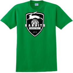 Rabbits Basketball - Basketball T-shirt Design T-Shirt Design - 757