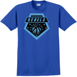 Rebels Basketball - Basketball T-shirt Design T-Shirt Design - 767