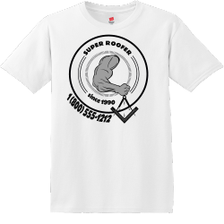 Super Roofer Since  - Roofing T-shirt Design T-Shirt Design - 1090