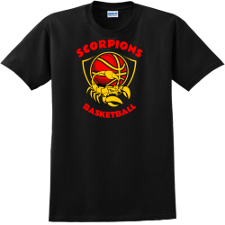 Scorpions Basketball - Basketball T-shirt Design T-Shirt Design - 778