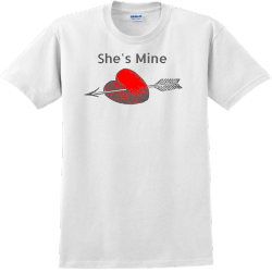 She's Mine - Anniversary T-shirt Design T-Shirt Design - 2202