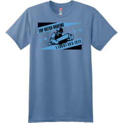 Top Notch Roofing - Roofing T-shirt Design T-Shirt Design - 1099