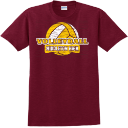 Volleyball - Volleyball T-shirt Design T-Shirt Design - 2097