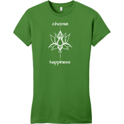Choose Happiness - Yoga T-shirt Design T-Shirt Design - 2116