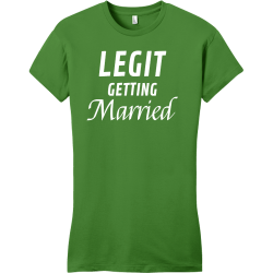 Legit Getting Married - Bachelorette Party T-shirt Design T-Shirt Design - 3515