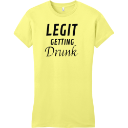 Legit Getting Drunk - Bachelorette Party T-shirt Design T-Shirt Design - 3516