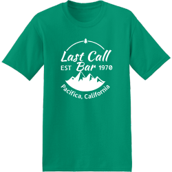 Last Call Bar Est 1970 Pacifica, California - Bar & Restaurants T-shirt Design T-Shirt Design - 