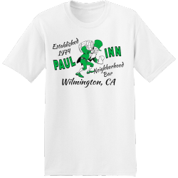 Paul Inn Established 1974 Neighborhood Bar Wilmington, Ca - Bar & Restaurants T-shirt Design T-S