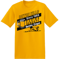 Bandon, Oregon Curing Sobriety Since 1985 Dutch Kills - Bar & Restaurants T-shirt Design T-Shirt