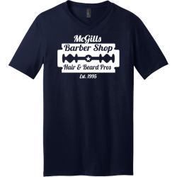 Barber Shop Hair & Beard Pros Est. 1995 Mcgills - Barbershops &amp; Salons T-shirt Design T-