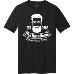The Men's Room Clean Cuts Only. Est 1986 - Barbershops &amp; Salons T-shirt Design T-Shirt Desig