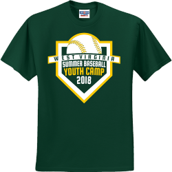 West Virginia Summer Baseball T-Shirt Design - 2589