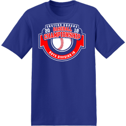 Eastern Kansas Championship Baseball T-Shirt Design - 2571