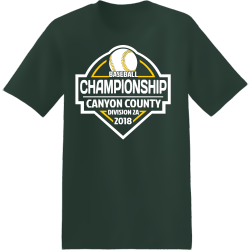 Baseball Championship Canyon County T-Shirt Design - 2569