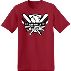 Western Arizona Baseball Championship  T-Shirt Design - 2566