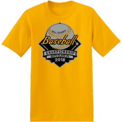 Will County Baseball Championship T-Shirt Design - 2573