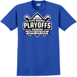 State Baseball Playoffs T-Shirt Design - 2445