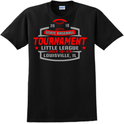 State Baseball Tournament Louisville, Il T-Shirt Design - 2447