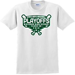 State Boys Baseball Playoffs T-Shirt Design - 2449