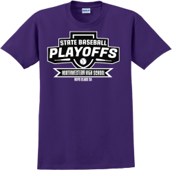 State Baseball Playoffs T-Shirt Design - 2452