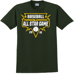 Baseball All Star Game Denver Colorado T-Shirt Design - 2453