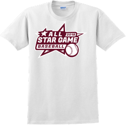 All Star Game Baseball T-Shirt Design - 2459