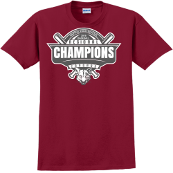 Baseball Regional Champions Cougars T-Shirt Design - 2464